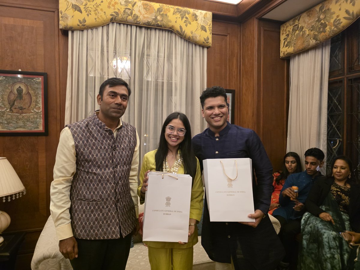 CGI Durban Welcomes Backstage Siblings Duo Ahead of Bhajan Jamming Concert
