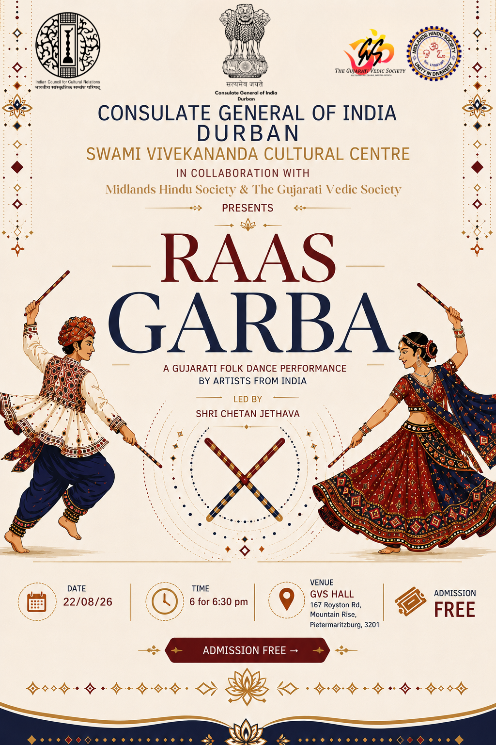 Gujarat Cultural Celebrations in KwaZulu-Natal