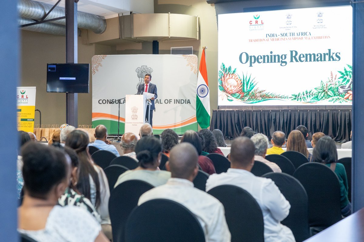 India–South Africa Traditional Medicines Symposium and Exhibition Held in Durban