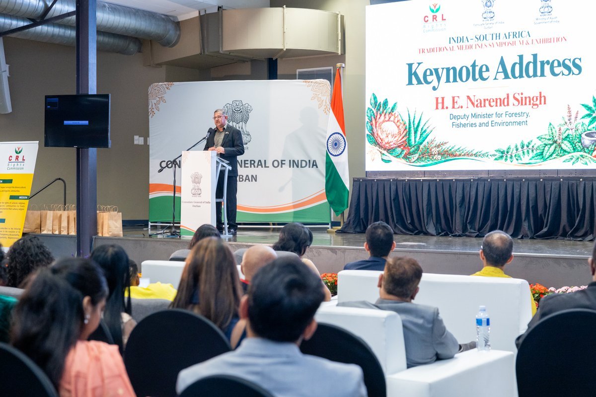 India–South Africa Traditional Medicines Symposium and Exhibition Held in Durban