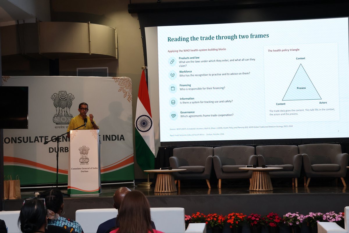 India–South Africa Traditional Medicines Symposium and Exhibition Held in Durban