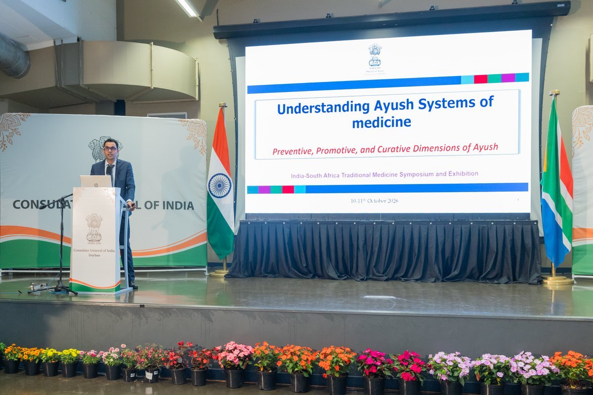 India–South Africa Traditional Medicines Symposium and Exhibition Held in Durban