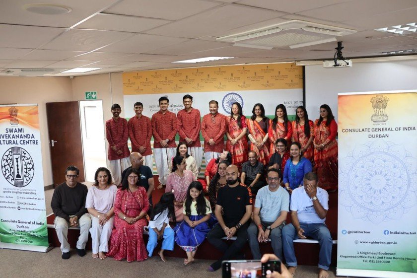 ICCR-Sponsored Saptak Folk Dance Troupe Brings Gujarat’s Vibrant Traditions to South Africa