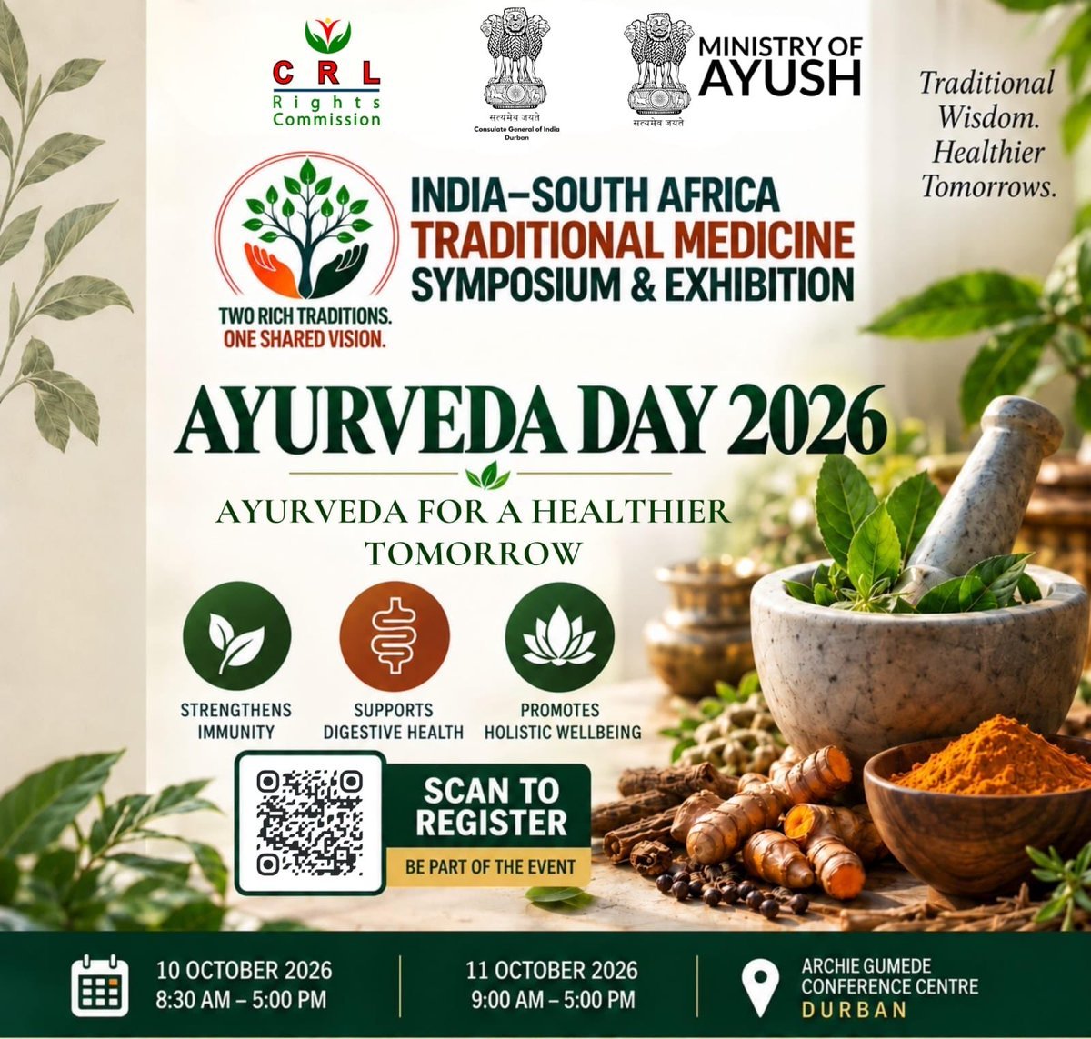 Media Briefing Ahead of India–South Africa Traditional Medicines Symposium & Exhibition