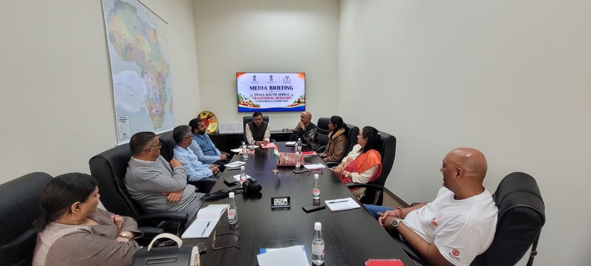 Media Briefing Ahead of India–South Africa Traditional Medicines Symposium & Exhibition