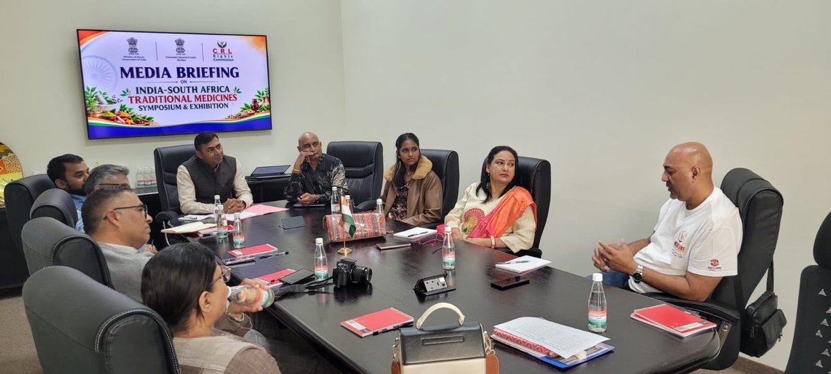 Media Briefing Ahead of India–South Africa Traditional Medicines Symposium & Exhibition