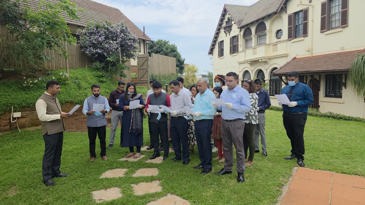 Swachhata Pledge and Cleanliness Drive at India House