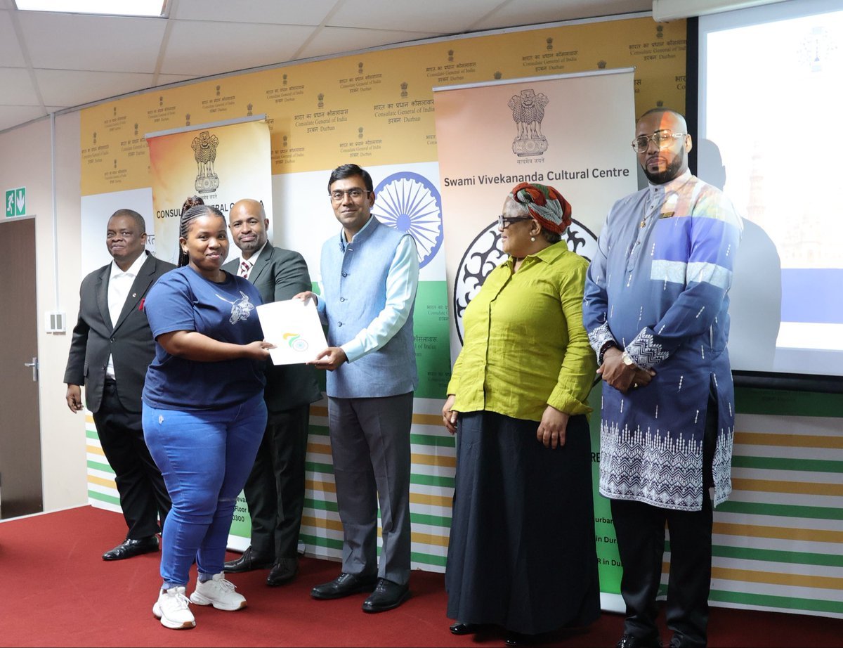 The Consulate General of India, Durban hosted an India Familiarisation and Orientation Day for this year's 20 ICCR Scholarship awardees.